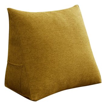Reading pillow 18inch yellow 04