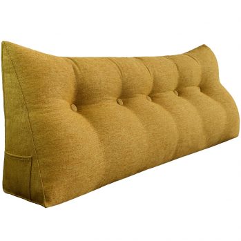 Reading pillow 59inch yellow 01