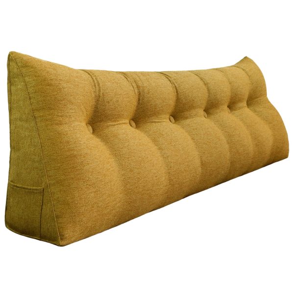 Reading pillow 71inch yellow 01