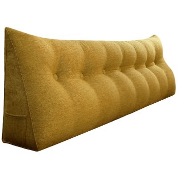 Reading pillow 76inch yellow 01