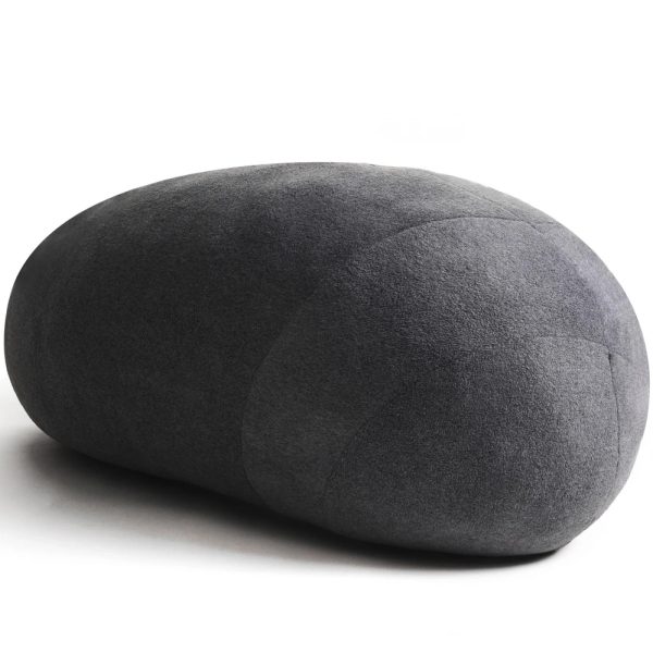 Huge Rock Pillows Pebble Pillows Living Pillows Living Stones Pillows PRE-FILLED Christmas Present ( Max Size Dark Gray ) - Image 8