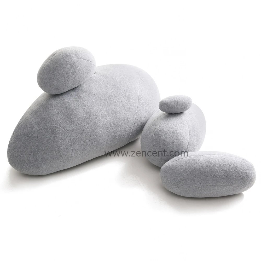 Granite stone pillows,Granite rock pillows,Large Stuffed Rocks Stone  Pillows, Granite Living Throw stone Pillows - Anlye official store