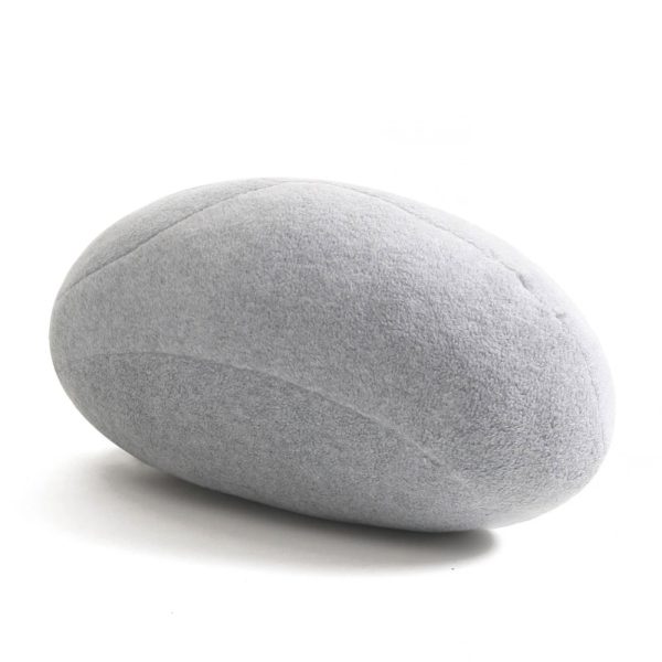 Huge Rock Pillows Living Stones Pillows Living Pillows Pebble Pillows PRE-FILLED Christmas Present ( Max Size Light Gray ) - Image 6