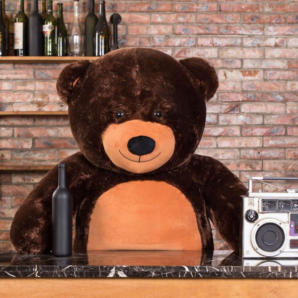Giant Teddy Bear Big Teddy Bear 72 Inches Dark Brown - Image 6