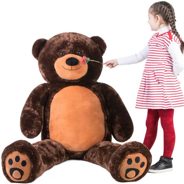 Giant Teddy Bear Big Teddy Bear 72 Inches Dark Brown - Image 7