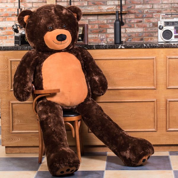 Giant Teddy Bear Big Teddy Bear 72 Inches Dark Brown - Image 8