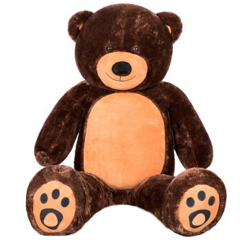 Daney teddy bear 6foot dark brown 009