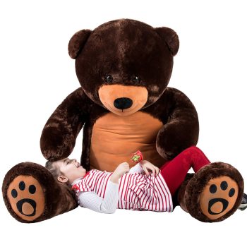 Daney teddy bear 6foot dark brown 015
