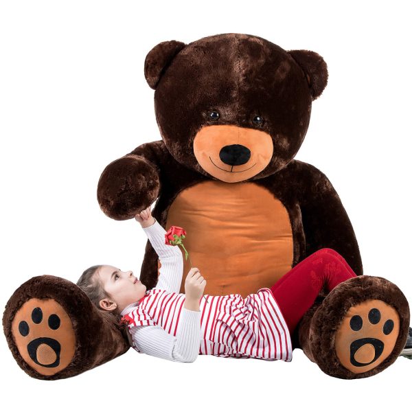 Giant Teddy Bear Big Teddy Bear 72 Inches Dark Brown - Image 16