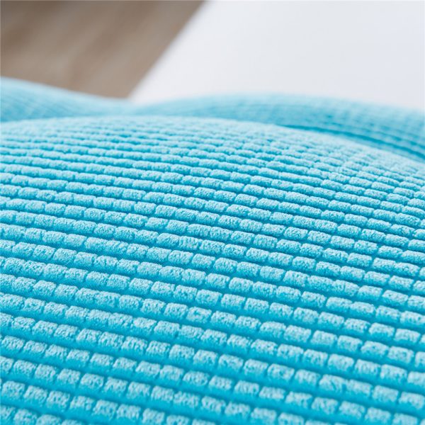 Triangular Reading Pillow Large Bolster Headboard Backrest Positioning Support Wedge Pillow for Day Bed Bunk Bed with Removable Cover (Corduroy fabric, Sky Blue) - Image 10