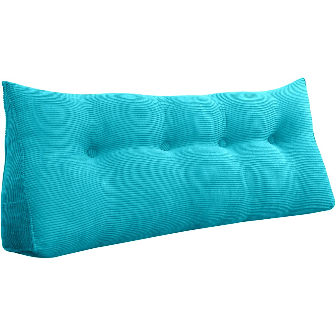 Triangular Wedge Lumbar Pillow Backrest Support Cushion Bolster Soft  Headboard