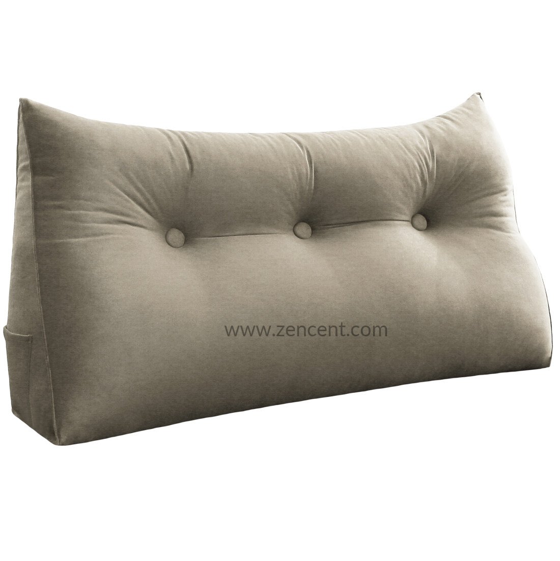 Crystal Velvet Gray Reading Pillow Back Pillow For Adults - Temu