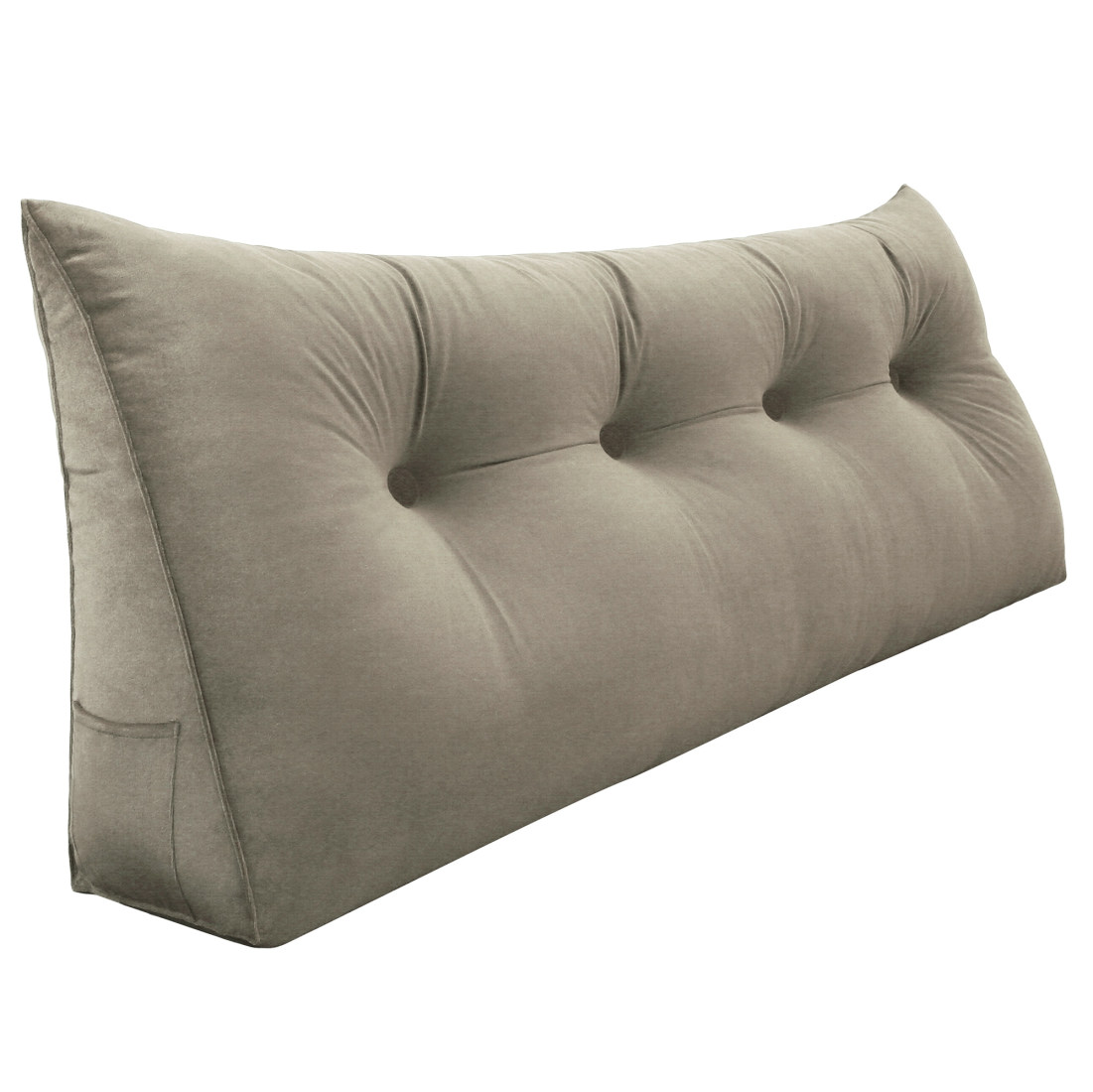 Jacquard Soft Velvet Reading Pillow Bed Wedge shaped Large - Temu