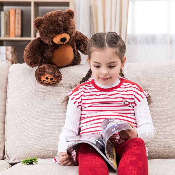 Teddy Bear Gift For Baby/Girlfriend/Mom 10 Inches Dark Brown - Image 3