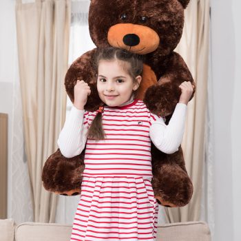 Daney teddy bear 3foot dark brown 022