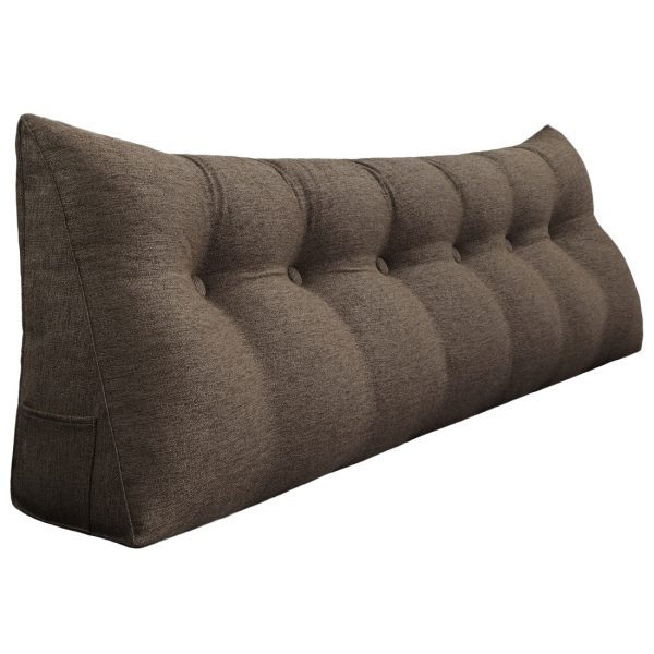Reading pillow 71inch coffee 01