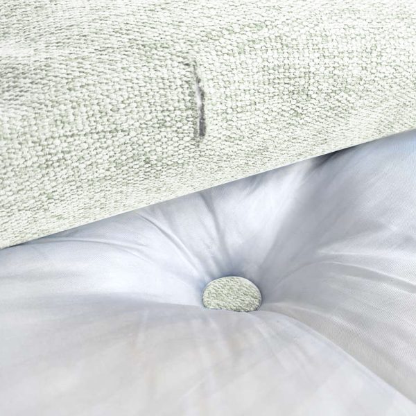 Triangular Reading Pillow Large Bolster Headboard Backrest Positioning Support Wedge Pillow for Day Bed Bunk Bed with Removable Cover (Linen Blend fabric, Off-White) - Image 6