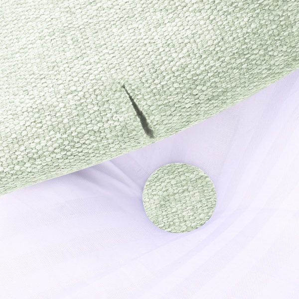 Triangular Reading Pillow Large Bolster Headboard Backrest Positioning Support Wedge Pillow for Day Bed Bunk Bed with Removable Cover (Linen Blend fabric, Off-White) - Image 12