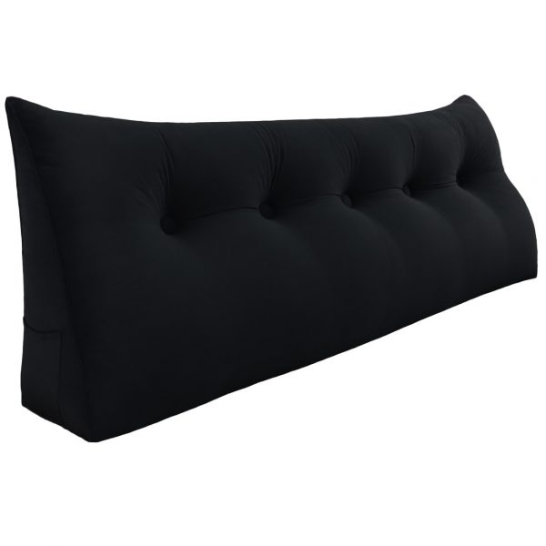 Wedge pillow 59inch Black 01