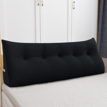 Wedge pillow 59inch Black 06