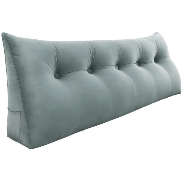 Wedge pillow 59inch Gray 01