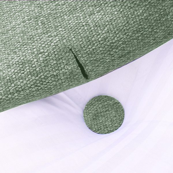 Triangular Reading Pillow Large Bolster Headboard Backrest Positioning Support Wedge Pillow for Day Bed Bunk Bed with Removable Cover (Linen Blend fabric) - Image 8