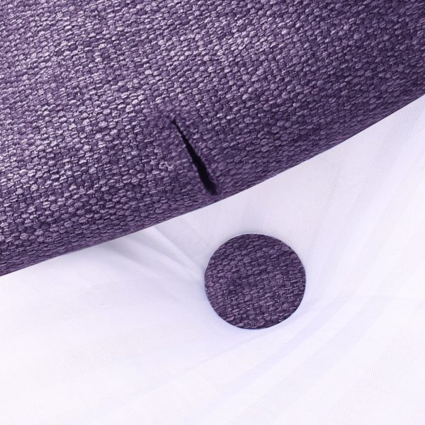 Triangular Reading Pillow Large Bolster Headboard Backrest Positioning Support Wedge Pillow for Day Bed Bunk Bed with Removable Cover (Linen Blend fabric) - Image 8