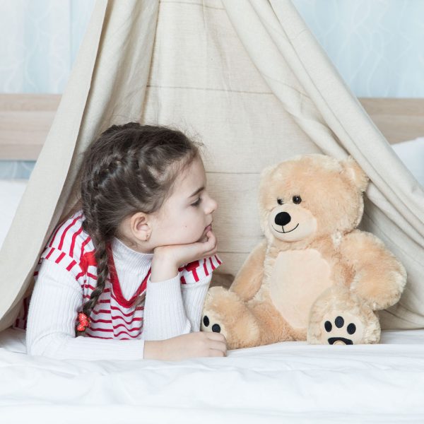 Teddy Bear Gift For Baby/Girlfriend/Mom 10 Inches Brown - Image 2