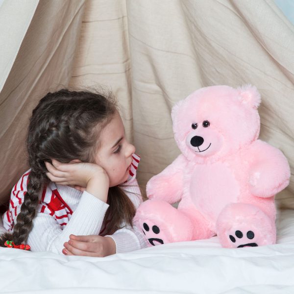 Teddy Bear Gift For Baby/Girlfriend/Mom 10 Inches Pink - Image 2