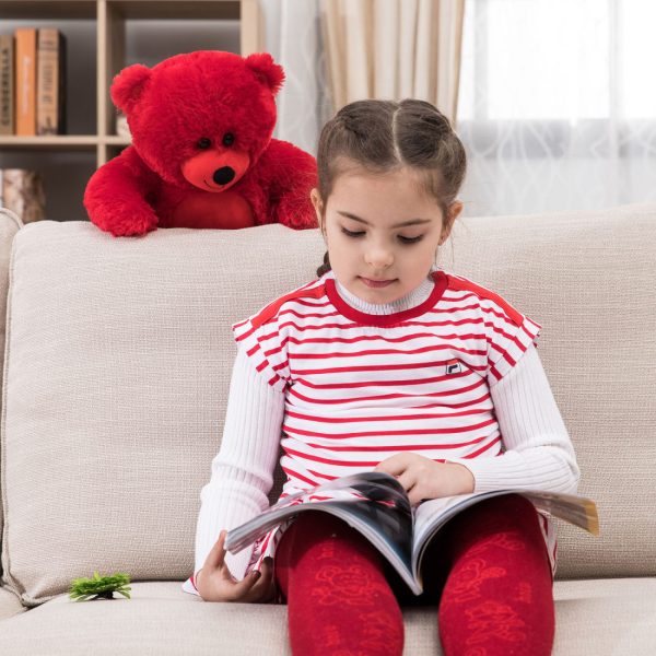 Teddy Bear Gift For Baby/Girlfriend/Mom 10 Inches Red - Image 4