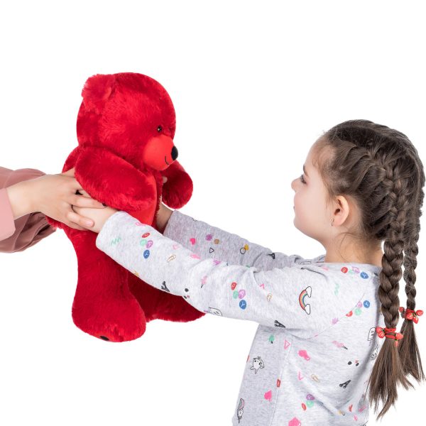 Teddy Bear Gift For Baby/Girlfriend/Mom 10 Inches Red - Image 5