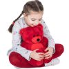 Teddy Bear Gift For Baby/Girlfriend/Mom 10 Inches Red