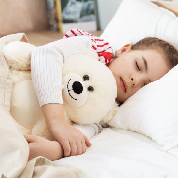 Teddy Bear Gift For Baby/Girlfriend/Mom 10 Inches Ivory White - Image 3