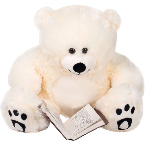 Teddy Bear Gift For Baby/Girlfriend/Mom 10 Inches Ivory White - Image 6