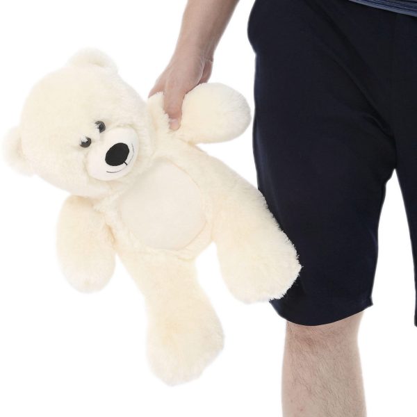 Teddy Bear Gift For Baby/Girlfriend/Mom 10 Inches Ivory White - Image 8