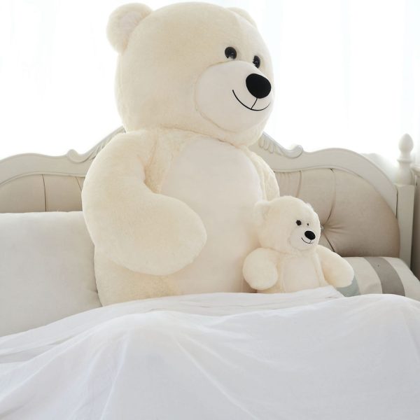 Teddy Bear Gift For Baby/Girlfriend/Mom 10 Inches Ivory White - Image 14