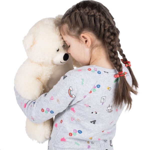 Teddy Bear Gift For Baby/Girlfriend/Mom 10 Inches Ivory White - Image 16