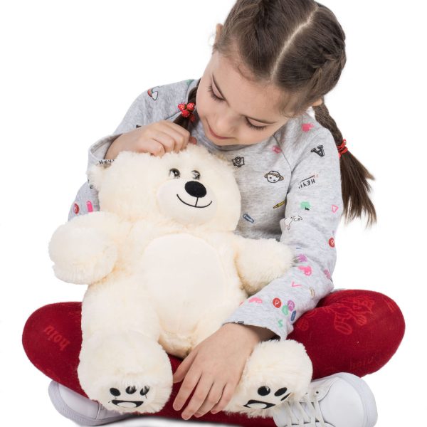 Teddy Bear Gift For Baby/Girlfriend/Mom 10 Inches Ivory White - Image 17
