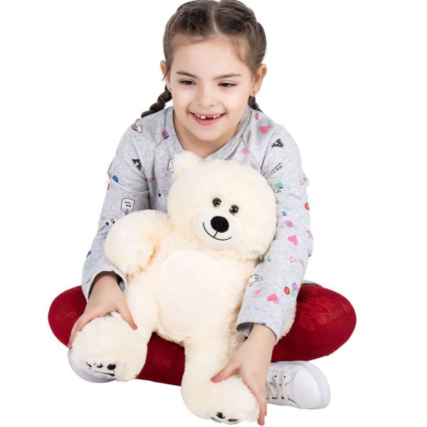 Teddy Bear Gift For Baby/Girlfriend/Mom 10 Inches Ivory White - Image 18