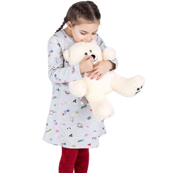 Teddy Bear Gift For Baby/Girlfriend/Mom 10 Inches Ivory White - Image 21