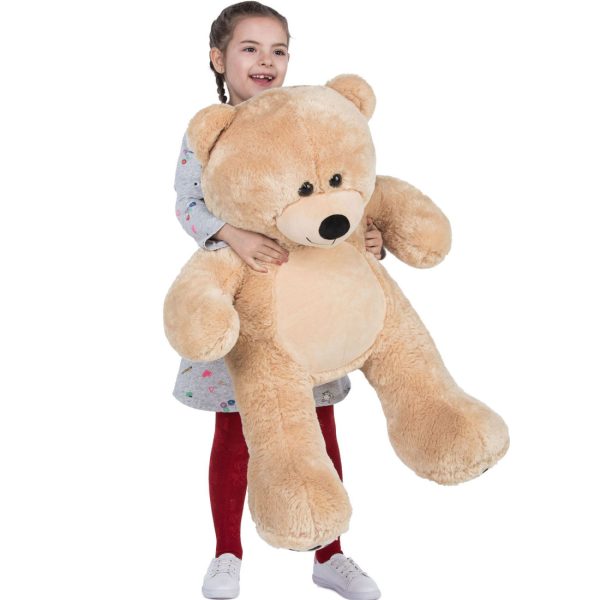 Daney teddy bear 3foot light brown 003