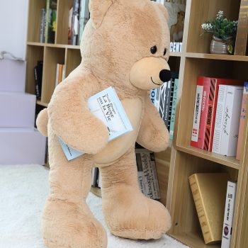 Daney teddy bear 3foot light brown 005