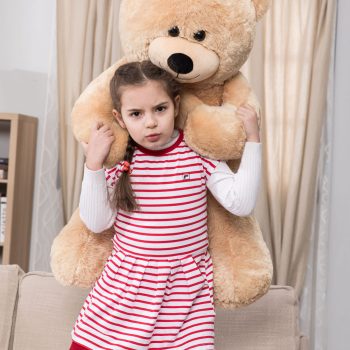 Daney teddy bear 3foot light brown 023