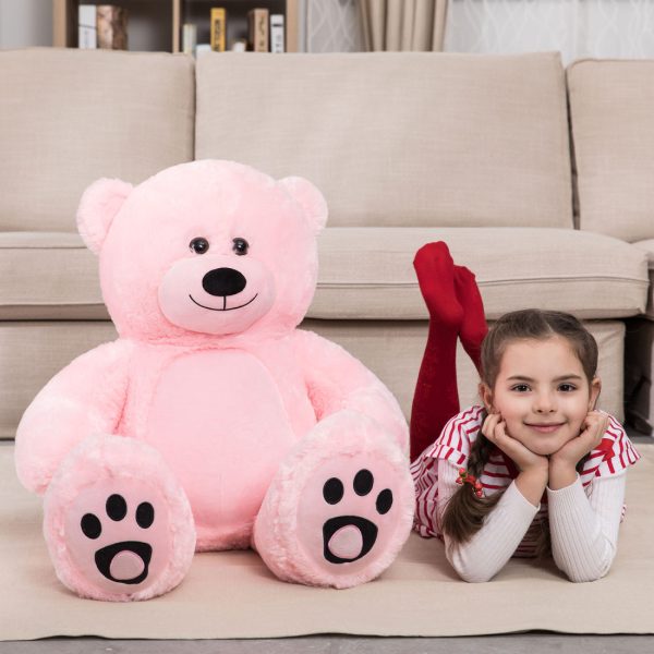 Daney teddy bear 3foot pink 001