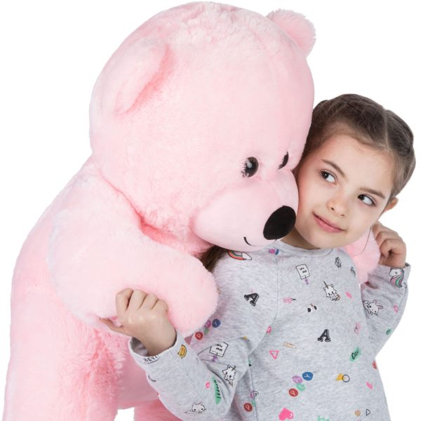 Daney teddy bear 3foot pink 003