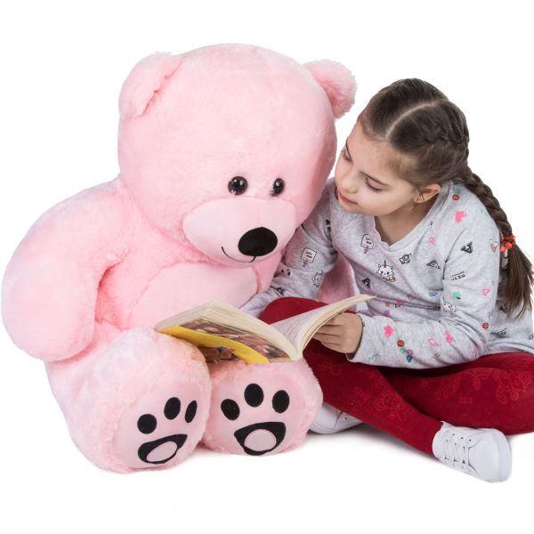 Daney teddy bear 3foot pink 007