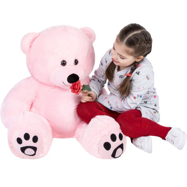 Daney teddy bear 3foot pink 018