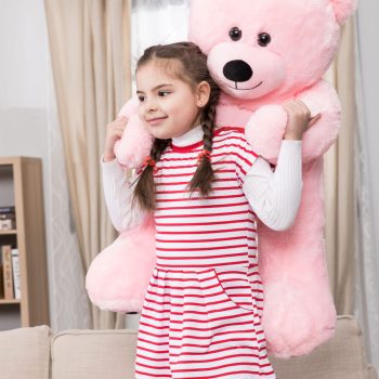 Daney teddy bear 3foot pink 024