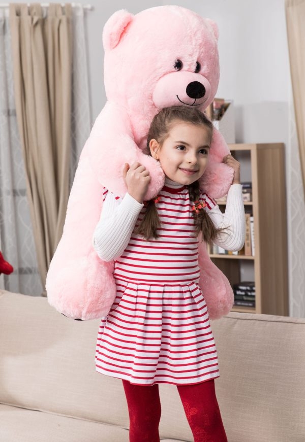 Daney teddy bear 3foot pink 025