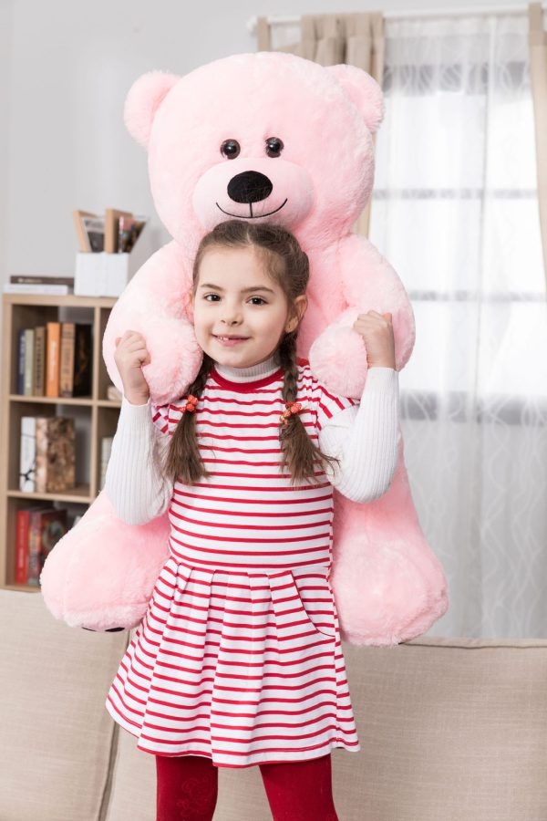 Daney teddy bear 3foot pink 026